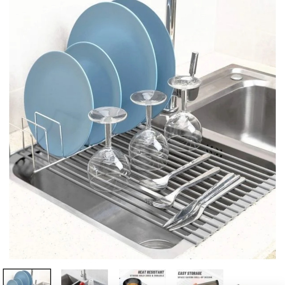 NIB Roll up Sink Rack - Picture 3 of 5